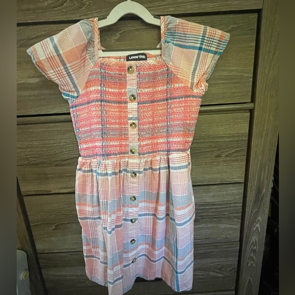 Lands' End Other - Land End Kids - Girls Caped Sleeve dress